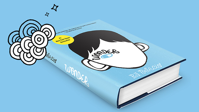 Image of R.J Palacio's book, "Wonder"