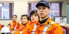 BC Hydro workers in conference room