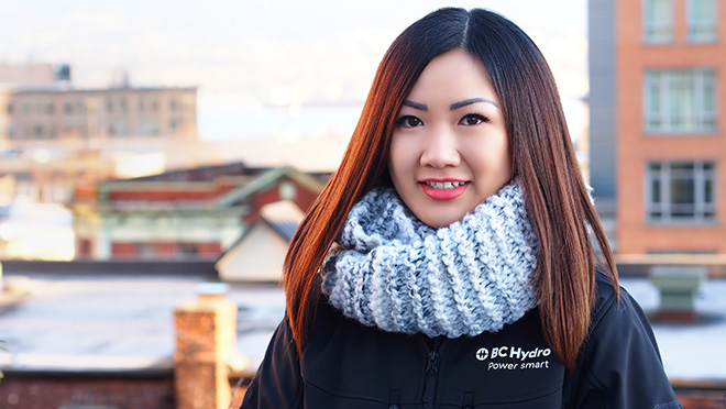 Image of Vanessa Lo BC Hydro community rep Vanessa Lo