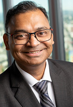 Portrait of Dharmesh Gandhi.