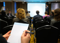 Image of a business seminar Image of a business seminar
