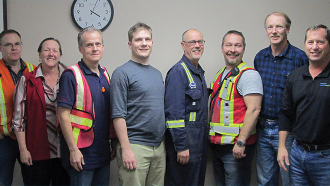 Image of the Canfor Taylor energy management team Image of the Canfor Taylor energy management team