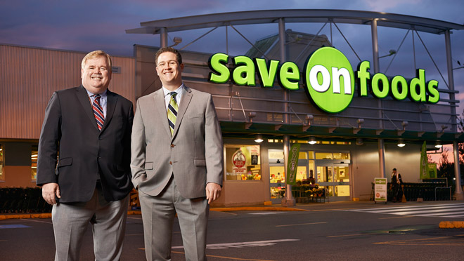 Image of Darrell Jones and Cole Munro, Save on Foods Image of Darrell Jones and Cole Munro, Save on Foods