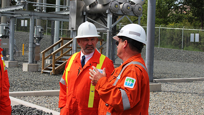 Image of Bill Bennett at the George Tripp Substation Image of Bill Bennett at the George Tripp Substation