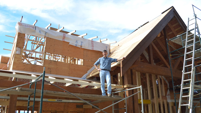 Hargrave Construction house in progress Hargrave Construction house in progress