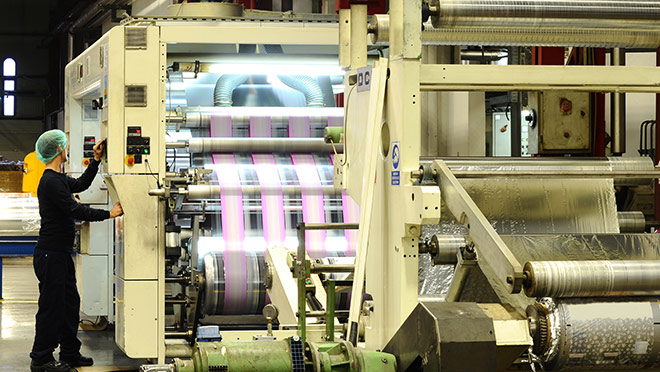 Image of worker in industrial facility Image of worker in industrial facility