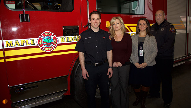 Image of Maple Ridge Fire Hall No. 3's staff Image of Maple Ridge Fire Hall No. 3's staff