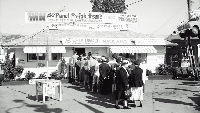Image of a PNE Prize Home in the 1950s Image of a PNE Prize Home in the 1950s