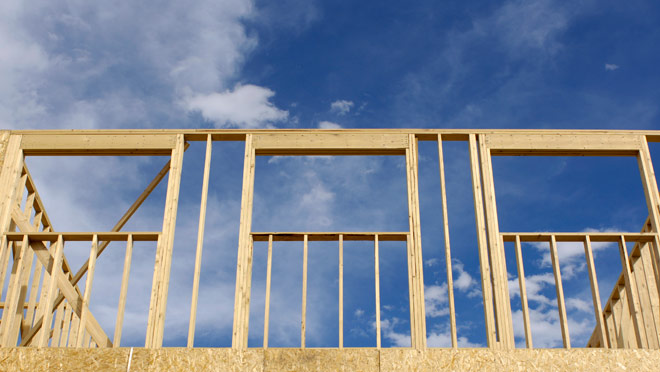 Image of a new home under construction Image of a new home under construction