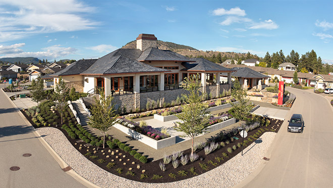 The clubhouse in West Kelowna's Sage Creek community The clubhouse in West Kelowna's Sage Creek community