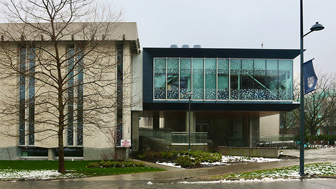 Life sciences building exterior