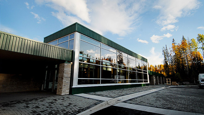 The Northern Sports Centre on the UNBC campus