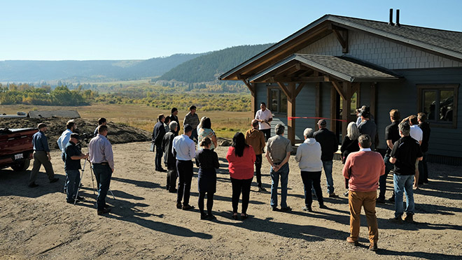 A new net-zero rental duplex on the Sugar Cane Reserve in B.C.'s Cariboo Region