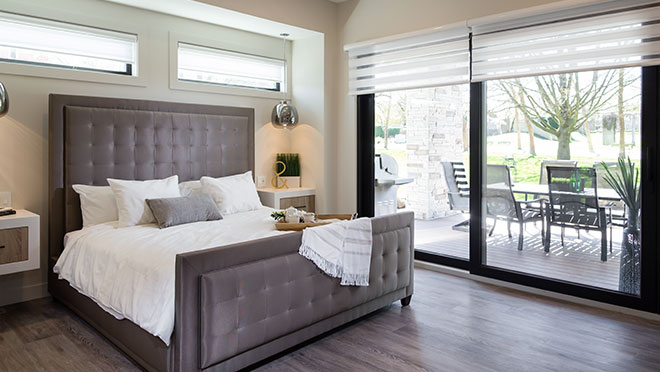 Image of the 2017 PNE prize home's bedroom Image of the 2017 PNE prize home's bedroom