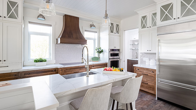 Image of the 2019 PNE Prize Home kitchen