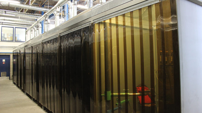 BCIT welding booths BCIT welding booths