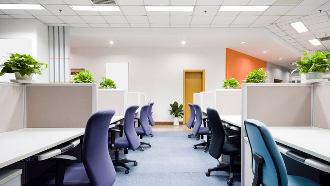 Image of a bright office interior Image of a bright office interior