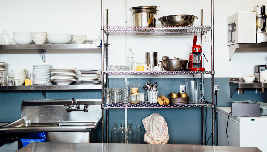 Image of commercial kitchen Image of commercial kitchen