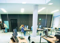 School computer lab School computer lab