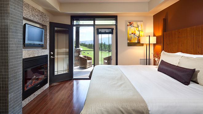 Image of a guest room at Copper Point Resort Image of a guest room at Copper Point Resort
