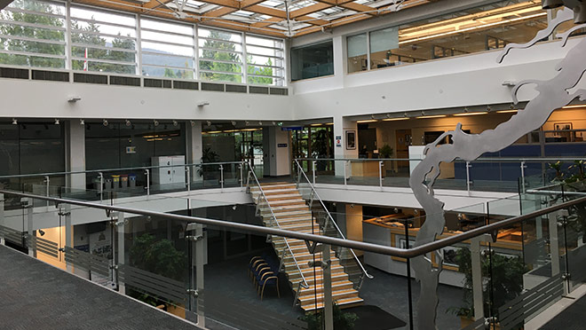 Image showing the atrium at the District of North Vancouver's district hall