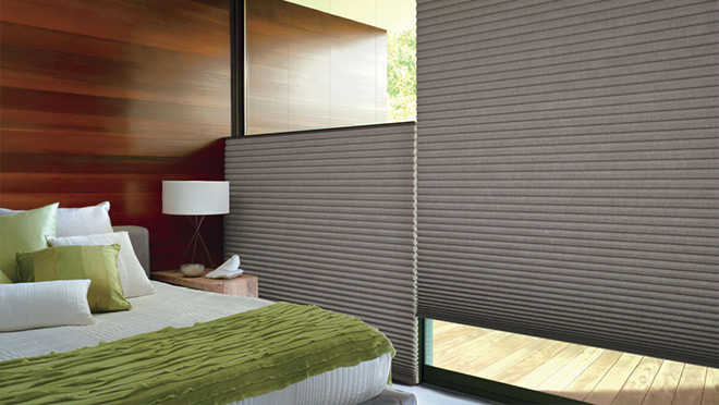 Image of a room using the Hunter Douglas Duette Architella Calypso Honeycomb Shade