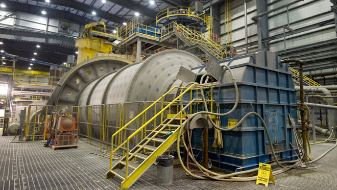 Image of processing equipment at New Afton gold mine Image of processing equipment at New Afton gold mine