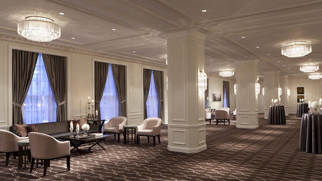 Image of the promenade at the Rosewood Hotel Georgia, Vancouver Image of the promenade at the Rosewood Hotel Georgia, Vancouver