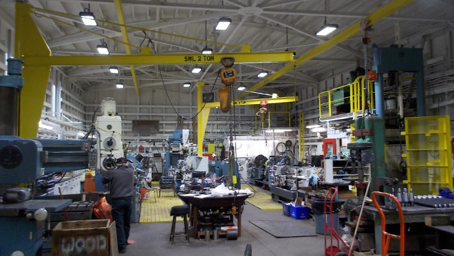 Image of the interior view of a Seaspan Victoria workshop Image of the interior view of a Seaspan Victoria workshop