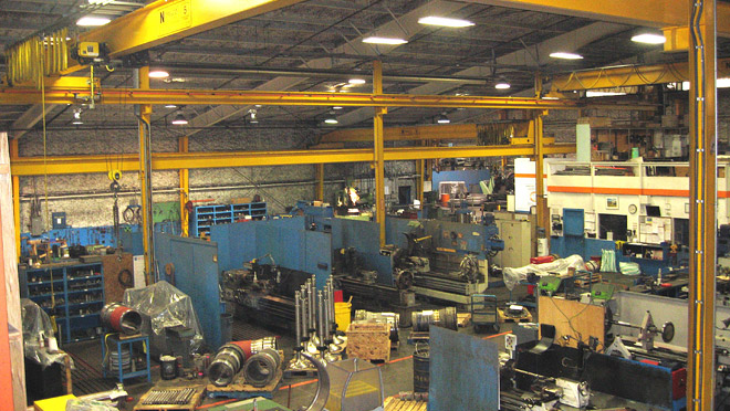 Image showing upgraded lighting in Wärtsilä's Richmond facility Image showing upgraded lighting in Wärtsilä's Richmond facility
