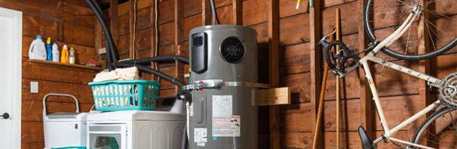 Photo of a water heater system