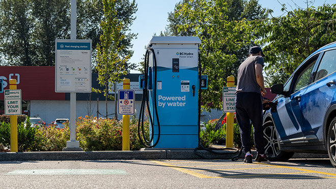 BC Hydro EV fast charger in Coquitlam, B.C. BC Hydro EV fast charger in Coquitlam, B.C.