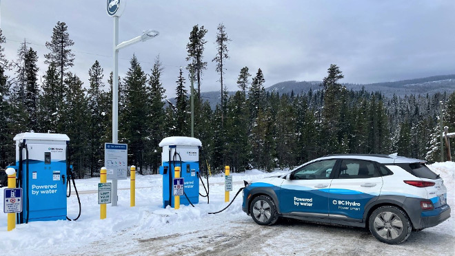 Blue River, B.C. EV fast charging site