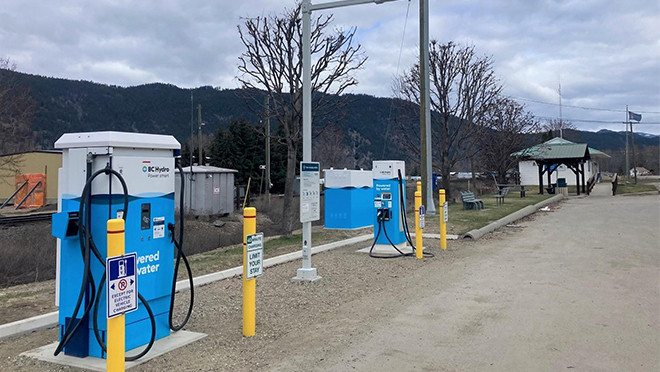 Chase, B.C. EV fast charging site