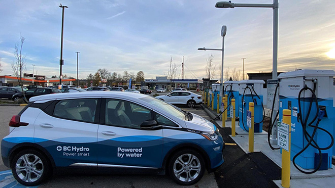 Coquitlam, B.C. EV fast charging site