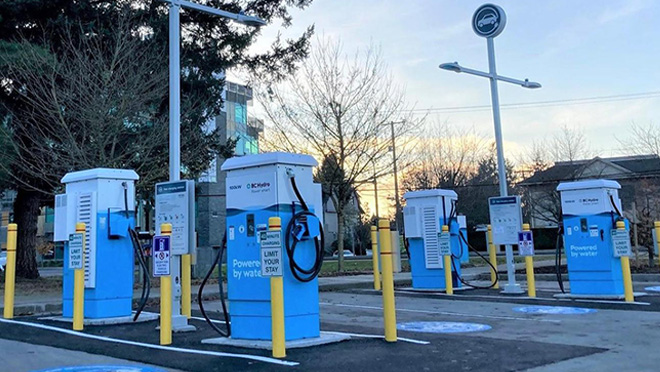 Delta, B.C. EV fast charging site