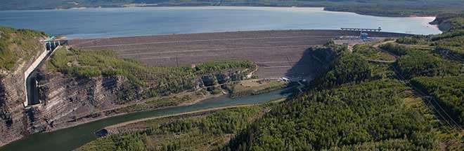 Image of GM Shrum dam Image of GM Shrum dam