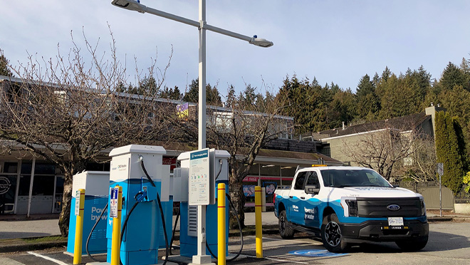 Horseshoe Bay, B.C. EV fast charging site