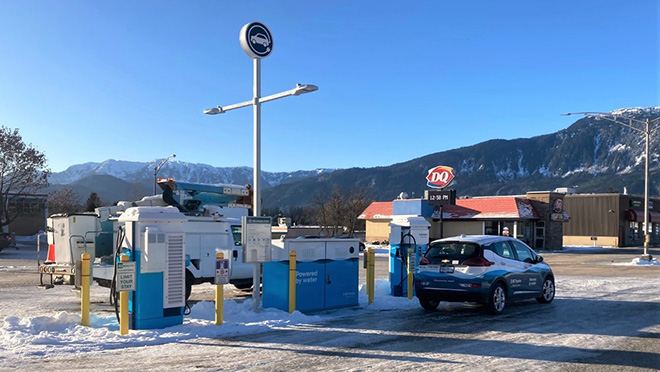 Kitimat, B.C. EV fast charging site