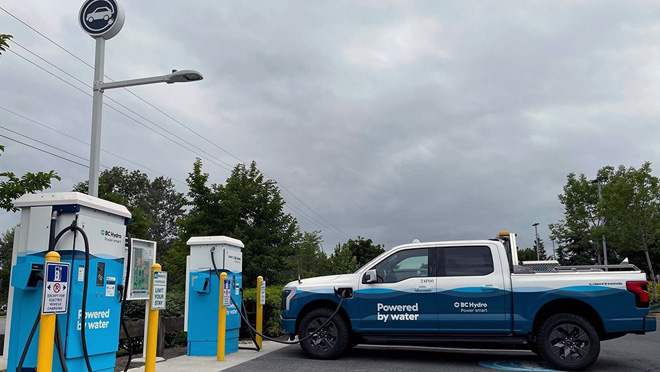 Langley, B.C. EV fast charging site