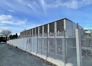Gas-insulated switchgear building construction.