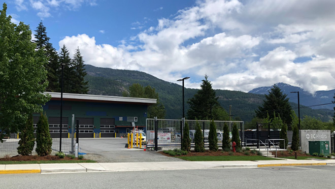 Image of BC Hydro's new field office in Pemberton, B.C.