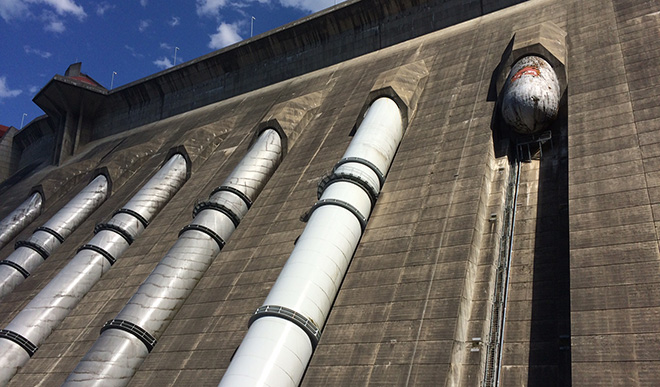 Revelstoke Dam penstocks