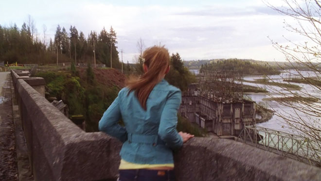 Image of Smallville filming an episode at Ruskin Dam, near Mission Image of Smallville filming an episode at Ruskin Dam, near Mission