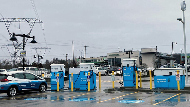 South Surrey, B.C. EV fast charging site