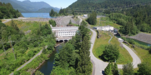 Stave Falls visitor centre