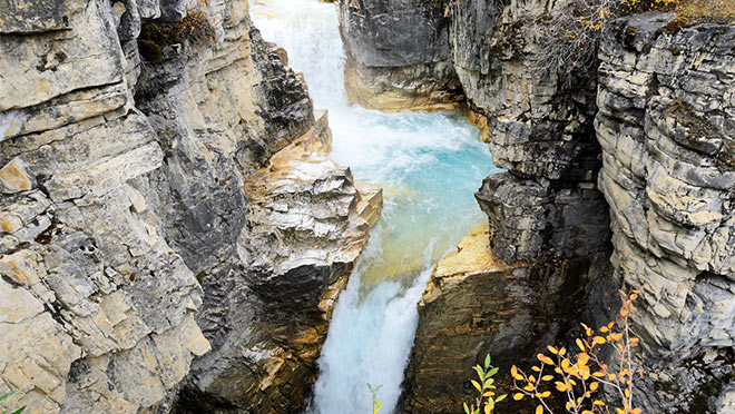 Marble Canyon in Kootenay National Park Marble Canyon in Kootenay National Park