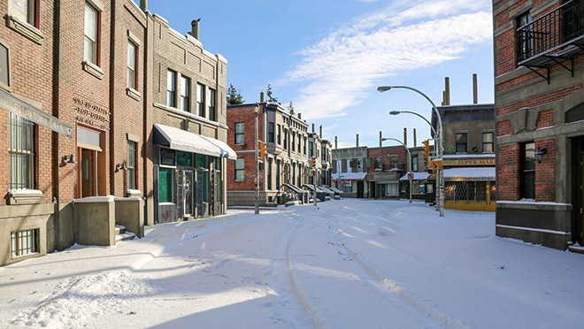 Langley, B.C.'s Martini Town in winter