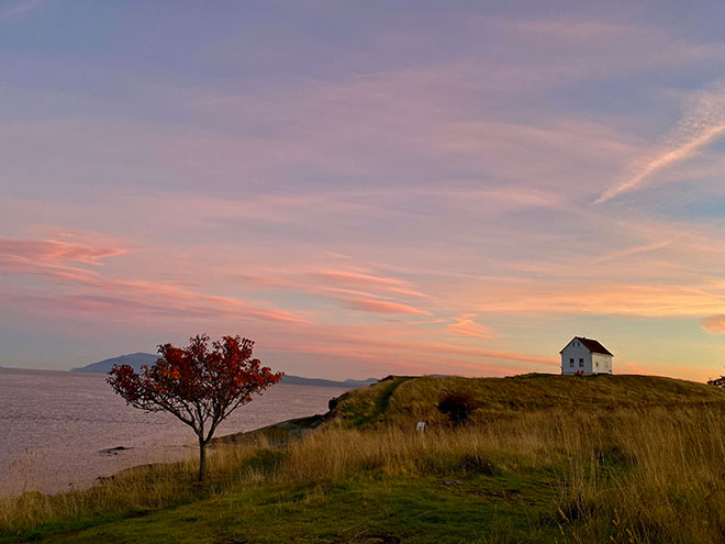 Seaside on Saturna Island.