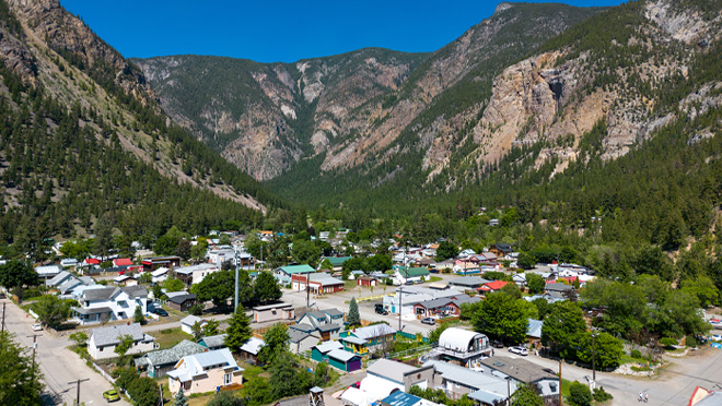 Small town Hedley Similkameen Valley British Columbia Small town Hedley Similkameen Valley British Columbia